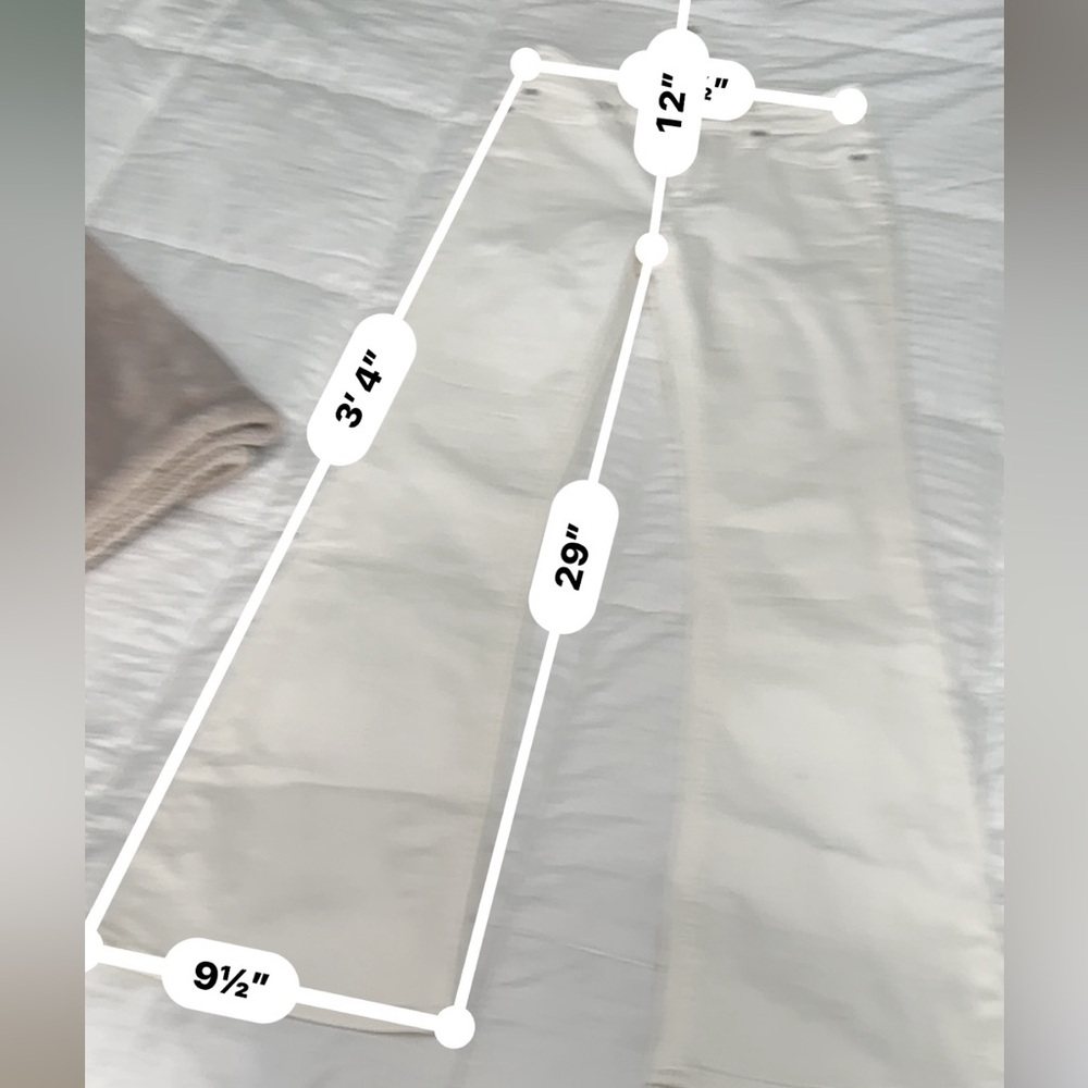NWT Quince Luna Flare Jeans β Classic White Stretch Denim size 26 inseam 30 - Picture 2 of 9